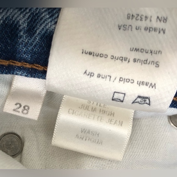 Reformation Blue Classic Denim Jeans - Picture 8 of 10